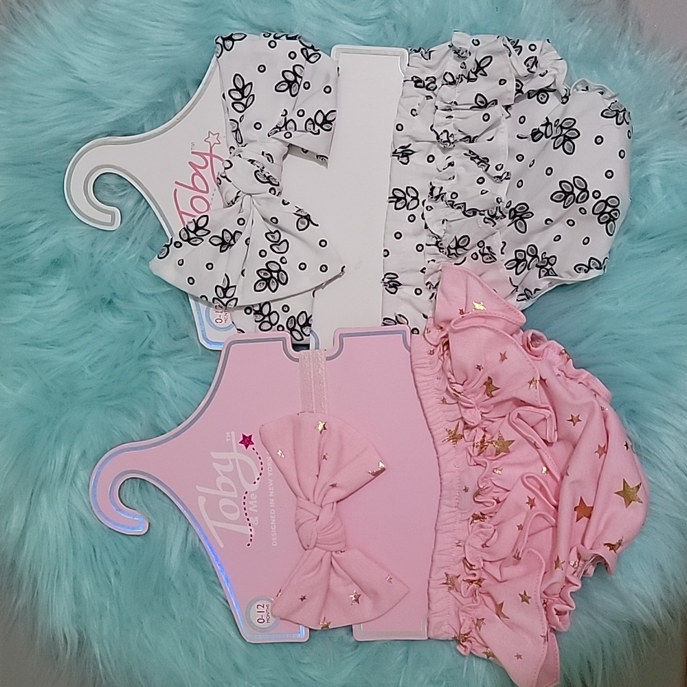 2pc set Headband and Underwear dress up pictorial - 0-12M